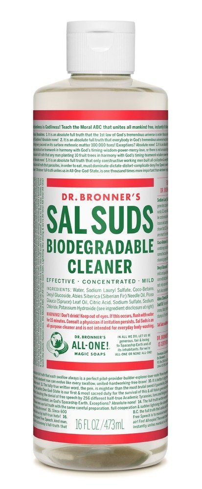 Dr. Bronner's - Fair Trade and Organic Sal Suds Liquid Cleaner - 16 oz at Walmart