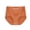 Orange, variant on Womens Low Waist Seamless No-Show Panties Lightweight Bikini Briefs Soft Daily Wear Basic Color Underwear
