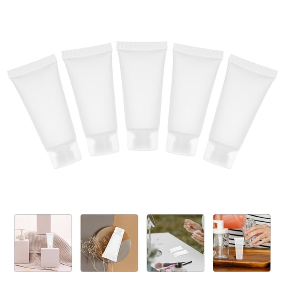 FRCOLOR 50 Pcs Toothpaste Squeezer Containers Cosmetic Bottle Travel