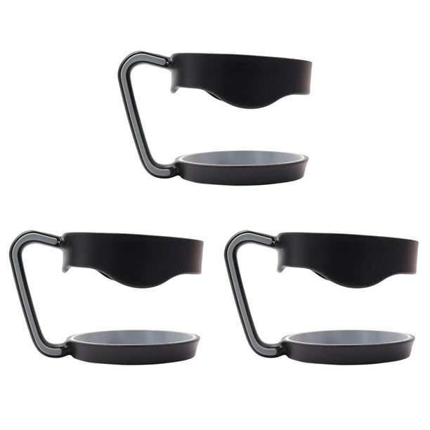 3 asas para vasos de cerveza, antideslizantes y ajustables, color negro