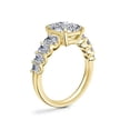 thumbnail image 3 of 1.70 Carat Brilliant Radiant Cut Natural Diamond Solitaire with Accents Beautiful Ring for Engagement Solid 18K Yellow Gold Size 9, 3 of 8