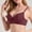 #29Wine, variant on Byworldtasic Women's Plus Size Minimizer Bras Lace Underwire Push Up Everyday Floral Full Coverage Bralette