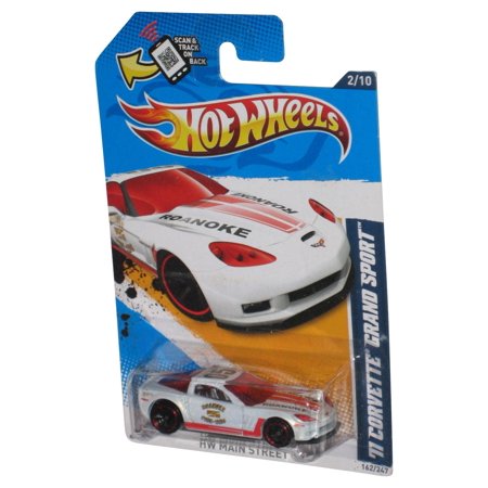 Hot Wheels HW Main Street '12 White '71 Corvette Grand Sport Toy Car 162/247