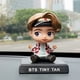 thumbnail image 3 of (Bulletproof Youth League) 3 pcs Character Set of Action Figures Toys，Mini Figurines Dolls Birthday Party Supplies Car Desktop Birthday Decorations, 3 of 5