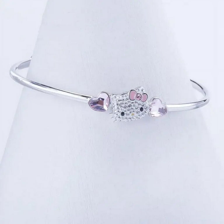 Hello Kitty Bracelets Stainless Steel Bangle Bracelet Gift for Women G –  Joykawaii