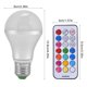 thumbnail image 2 of Bombilla de 10W E27 16LED con control remoto para Home Party Pub AC85V-265V (RGB + blanco frío), 2 of 8