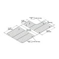 thumbnail image 3 of Kohler K-6638-ST Porte-évier en Acier Inoxydable 30 Po, 3 of 3