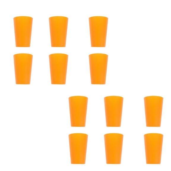 PAMINGONO 12Pcs Round Bottom Plastic Cups for Home and Outdoor Use 4In