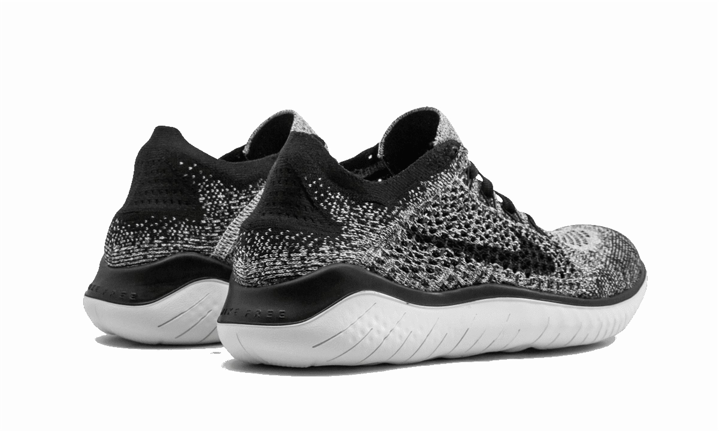 NIKE WOMENS FREE RN FLYKNIT 2018 WMNS "Oreo" 942839 101 from Stadium Goods