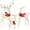 White, variant on 3-Piece Large Christmas Deer Family, Lighted Christmas Outdoor Decoration, White