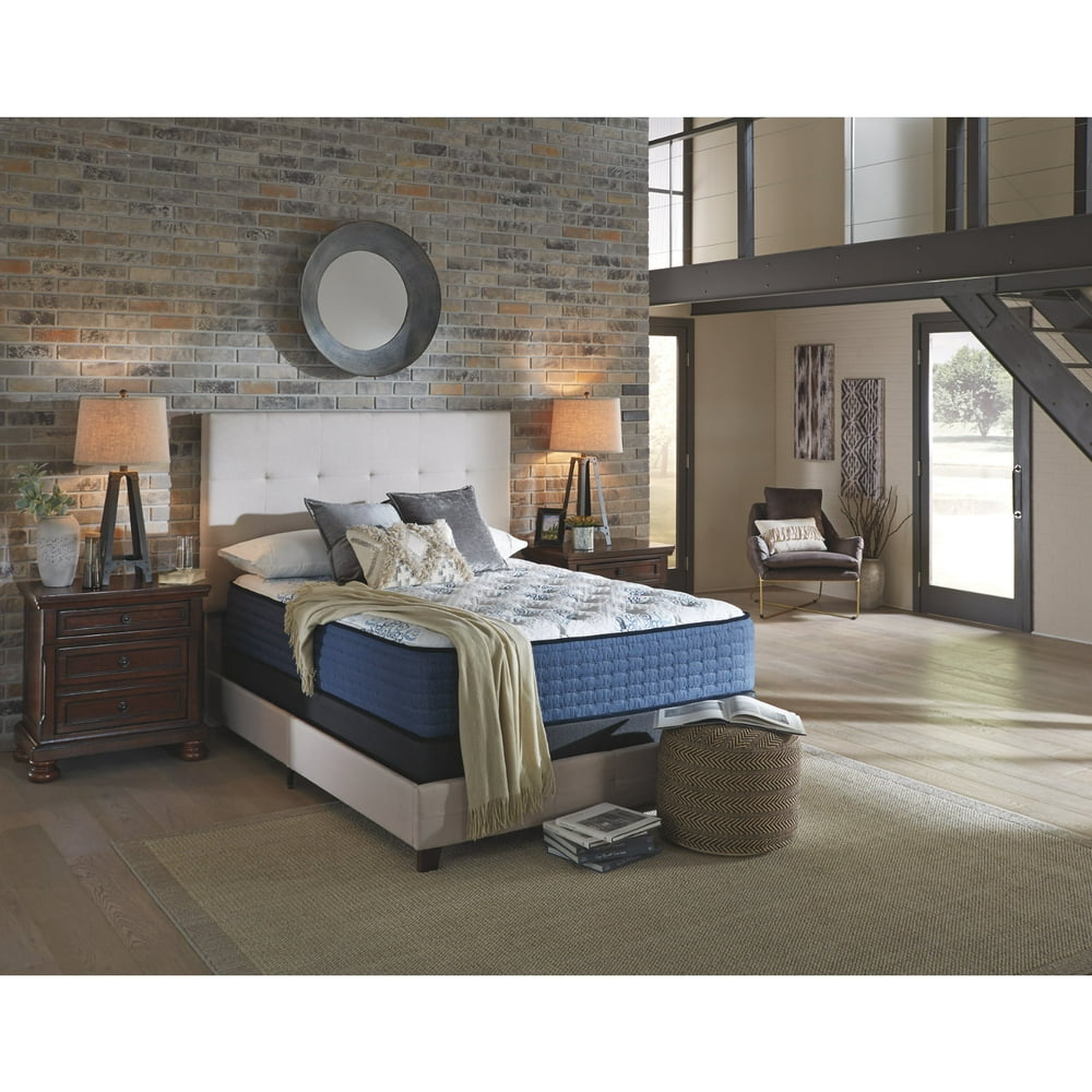 Signature Design by Ashley Gel Memory Foam Plush Mattress in White