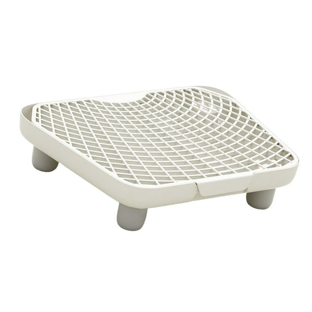 Rampa para caja de arena para gatos autolimpiable, portátil, antideslizante, para atrapar arena, suministros para mascotas, para baño, interior,