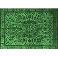 thumbnail image 1 of Ahgly Company Indoor Rectangle Oriental Emerald Green Industrial Area Rugs, 2' x 4', 1 of 4