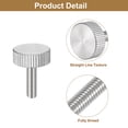 thumbnail image 4 of M5x16mm Knurled Thumb Screws, 5 Pack 304 Stainless Steel Flat Knurled Head Bolts, 4 of 5