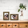 thumbnail image 5 of Engraved Wood Picture Frame 4 x 6 oto Anniversary Frames Display Wooden Tabletop Postcard Frame, 5 of 8