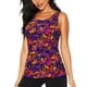 thumbnail image 1 of Fotbe Skull Blusas Sin Mangas para Mujer – Estilo Casual, Corte Suelto, Slim-Fit, Cuello Redondo Deportivo, Tops de Verano para Gimnasio y Yoga-Medium, 1 of 7