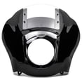 thumbnail image 1 of Krator Black & Clear Quarter Fairing Windshield Kit Compatible with Harley Davidson XL FXR Dyna, 1 of 8
