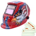 thumbnail image 2 of Herramienta de Seguridad Automático De Soldadura De Oscurecimiento Casco de Soldador de águila Águila roja Yotijar Casco de soldadura, 2 of 8
