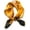 H1 - Golden Bloom, variant on 100% Mulberry Silk Neck Scarf 21"x21" Small Square Scarfs for Women Gift Packed
