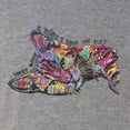 thumbnail image 2 of Tired Sleeping Cat | I Wish I Was My Cat Funny Colorful Kitty | Dean Russo Art Animal Lover Mens Premium Tri Blend T-Shirt, Premium Heather, XX-Large, 2 of 6