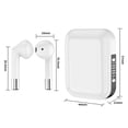 thumbnail image 3 of Auriculares inalámbricos para iPhone y Android IPX5 impermeables BT 5.3 de alta claridad con sonido estéreo AAC/SBC, graves profundos y cancelación de ruido, 3 of 8