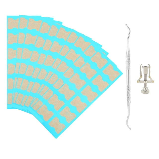 Parche corrector para uñas encarnadas, corrector de uñas encarnadas, empujador de cutículas, herramienta de pedicura, 120 parches