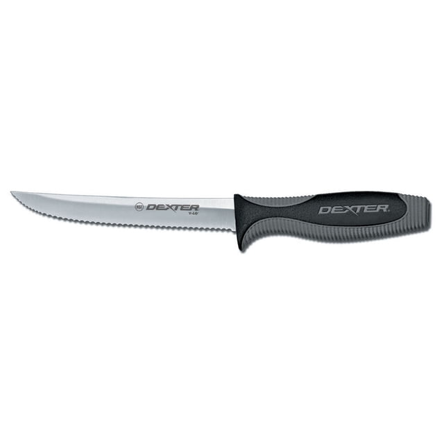 Dexter Russell V156SC-PCP 6" Utility Knife w/ Soft Rubber Handle, Carbon Steel