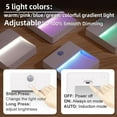 thumbnail image 4 of Wiher Magnetic Motion Sensor Night Light, Stick-on Rechargeable LED Warm Night Lights Stepless Dimming for Bedroom, Hallway, Kitchen, Bathroom,2 Pcs, 4 of 10