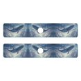 thumbnail image 7 of Yayeee Faucet Mat for Kitchen Sink 30" Diatomite Long Splash Guard Pad, Night Floating Whale, 2 Pack, 7 of 7