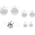 thumbnail image 2 of Thin Magnetic Snap Buttons Quality Strong Clasp for Purse Sewing Handbags Closures 6 Pack MNS (14mm, Gold), 2 of 5