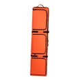 thumbnail image 3 of Mochila de hombro con ruedas dobles para esquís, almacenamiento flexible con asas para snowboard Naranja, 3 of 8