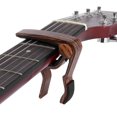 thumbnail image 1 of Guitar Capo, Universal Long Service Life Durable Guitar Tuning Clamp, Premium Plastic Material Strong for Acoustic Guitars Electric Guitars Celadon Porcelain Type,Sapele Wood, 1 of 8