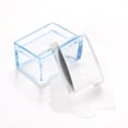 thumbnail image 2 of Juego de 2 sellos de silicona transparentes rectangulares para decoración de uñas Sello de silicona con raspador en forma de flor Disponible en 3 colores, 2 of 6