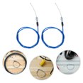 thumbnail image 1 of Minkissy 2Pcs Throttle Cable Metal Precise Control Multi Outdoor Adventure For Motorcycle, 1 of 6