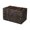 Aged gray, variant on Trunk Inspired Memory Box with Lid, Decorative Rectangular , Side Handles, Closure, Countertop Storage
