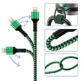 thumbnail image 2 of AILKIN Compatible with iPhone Charger Fast Charging 10ft Cords 2pcs Compatible with iPhone 14/13/12/11/10,Green, 2 of 6