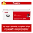 thumbnail image 5 of Canon Genuine 069 Black Toner Cartridge Compatible with MF753Cdw,MF751Cdw,LBP674Cdw,(Pack of 2), 5 of 6