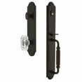 thumbnail image 4 of Grandeur Arc F Grip Single Cylinder Handleset with Baguette Crystal Knob, 4 of 5