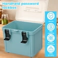 thumbnail image 3 of Caja Fuerte Combinada de Gran Capacidad para Documentos con Candado Combinada Organizador Portátil con Candado para Hogar Oficina Viajes, 3 of 11