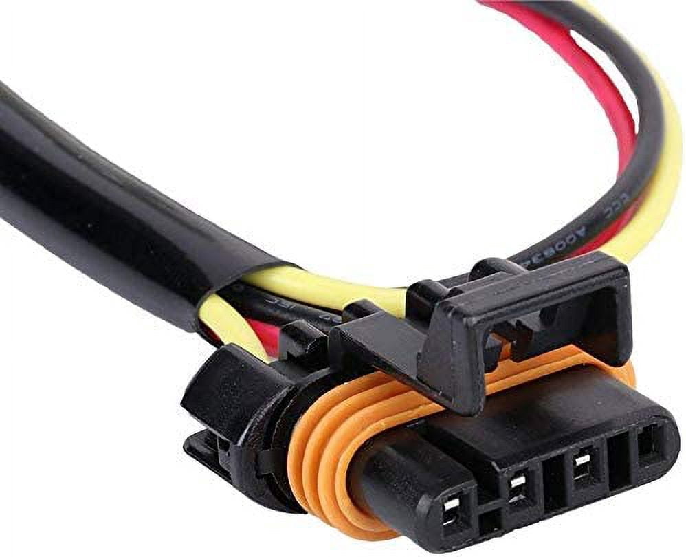 Muzzys (SET OF TWO) Tail Light Whip Power Harness Adapter Splice Pigtail Jumper FITS: 2015-2023 Polaris GENERAL, RZR 900/1000, XP 1000,XP Turbo for Powering LED Whips Brake Lights License Plate Lights
