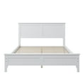 thumbnail image 6 of SYNGAR Full Size Bed Frame with Headboard, Platform Bed Frame Solid Wood with Headboard, White, LJ2095, 6 of 7