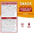 thumbnail image 3 of Bumble Bee SnackUMRT&nbsp;on the Run Chicken Salad with Crackers Kit, 3.5 oz (Pack of 12) - Ready to Eat, Spoon Included - Shelf Stable & Convenient Protein Snack, 3 of 3