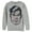 Athletic Heather, variant on Men's Superman Classic Clark Kent Portrait Sweatshirt Athletic Heather Small