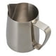 thumbnail image 5 of Taza artística de café de 350 ml con boca puntiaguda, jarra para espumar leche de acero inoxidable 304 para uso doméstico, color plateado, 5 of 5