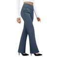 thumbnail image 2 of Business Casual Yoga Pants for Women High Waisted Stretch Straight Leg Office Work Slacks Pull On Trousers 2026 Dark Gray M, 2 of 8