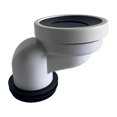 thumbnail image 3 of Offset Toilet Flange Connector Tub Waste Drain System Shift Waste Drain Drain Cleaning Replacement Offset 10cm, 3 of 8