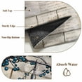 thumbnail image 6 of Round Area Rugs Collection 4 Ft, Texas Star Vintage Non-Slip Residential Carpet, Retro Navy Blue Berry Wooden Indoor Crawling Mats Runner Rugs for Living Room/Dining Room/Bedroom, 6 of 8