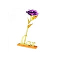 thumbnail image 2 of 24K Gold Plated Rose Flower Valentine's Day Gift Birthday Romantic Golden Flower with Box, 2 of 4