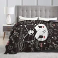 thumbnail image 5 of Kawaii Throw Blanket Anime Collage Blanket Throw Blanket Kuromis Soft Micro Fleece Fuzzy Travel Blanket for Bedroom Living Room Couch Office Car Gift for Women Men All Season 40x30 in, 5 of 18