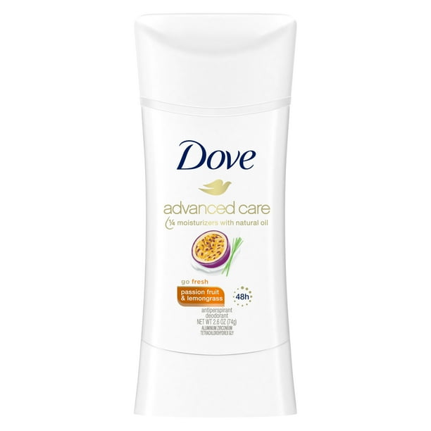 Dove Advanced Care Deodorant Passion Fruit & Lemongrass, 2.6 oz